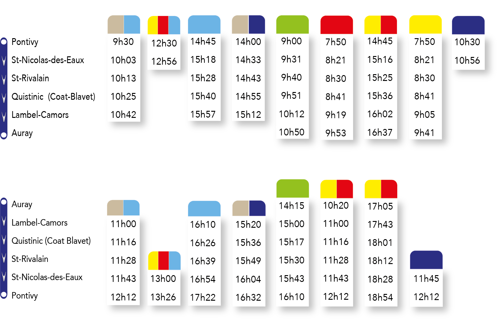 horaires 2026_Napoléon Express