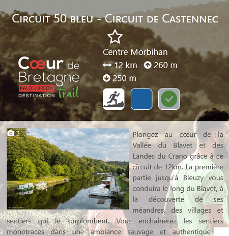 Trail Morbihan Circuit de Castennec