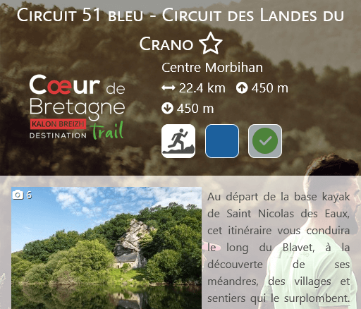 Trail Morbihan Circuit des landes du Crano